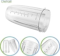 Vista 3 de 2-pack Replacement Parts Upgrade 32oz Cups with Flip-Top To-Go-Lid and Rubber Gaskets Compatible with NutriBullet 600w/900w Blender Accessory