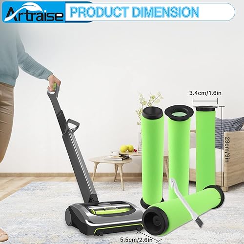Miniatura 2 de Artraise Filtro Air Ram de repuesto para Bissell AirRam 1984 Filtro de piezas de vacío inalámbrico 2144 21448 19841 19844, AirRAM para filtros Gtech