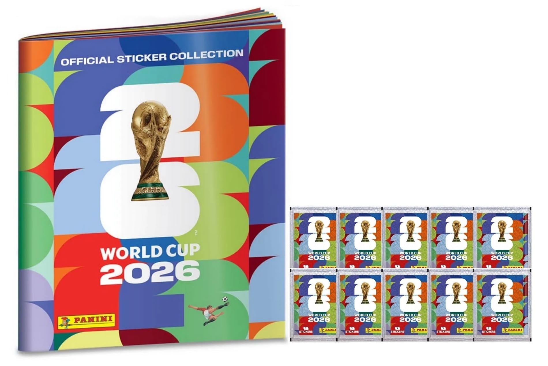 Album + 10 sobres de la Copa Mundial 2026