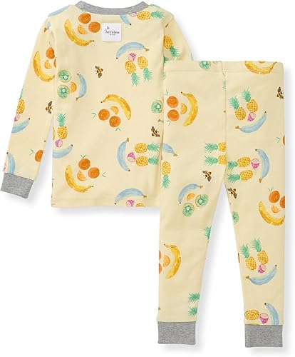 Miniatura 154 de Burt's Bees Baby - Conjunto de pijama de algodón de 2 piezas para bebés y niños, camiseta de manga larga y pantalón largo