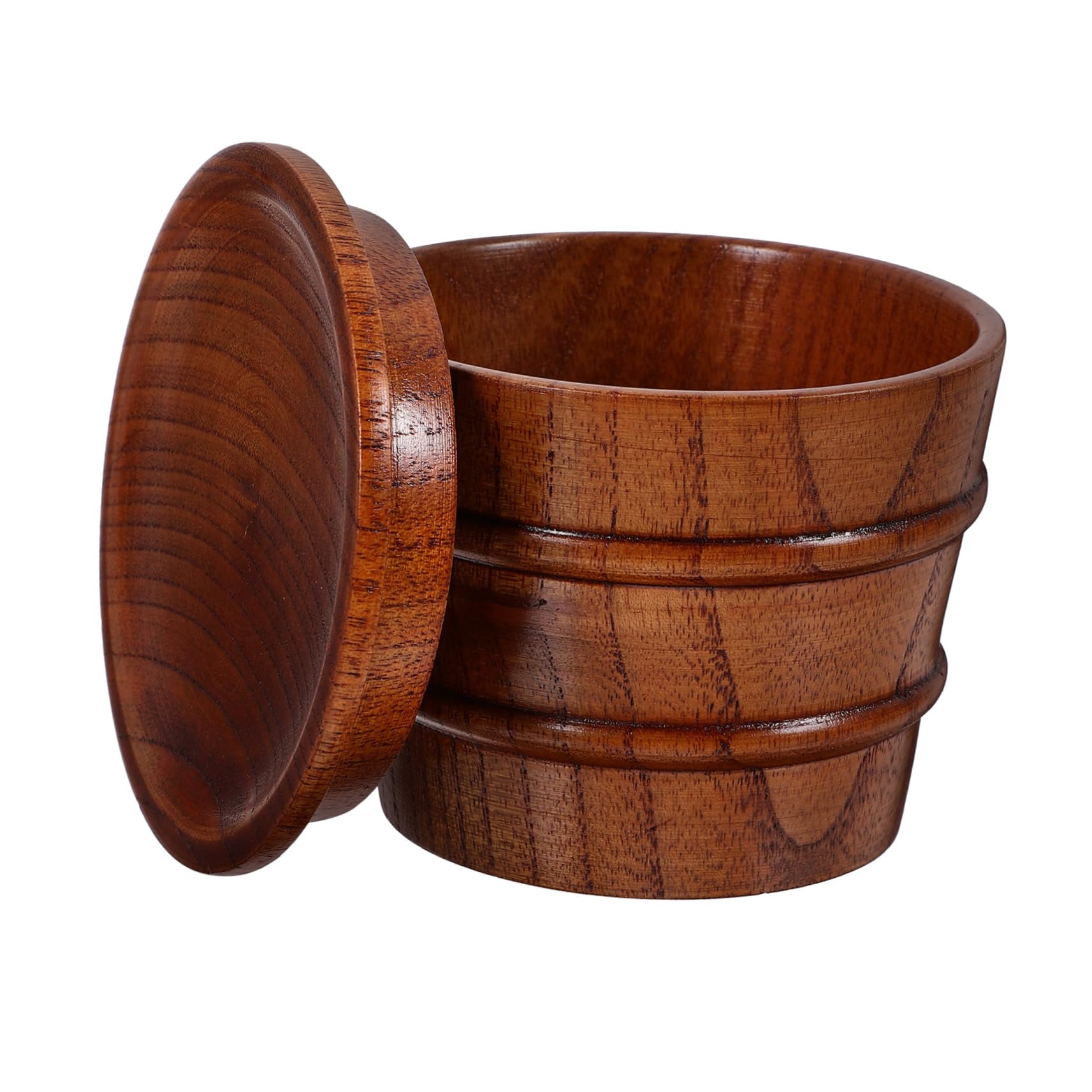 Taza de madera con tapa Gatuida para café y té vaso hermético elegante de cocina