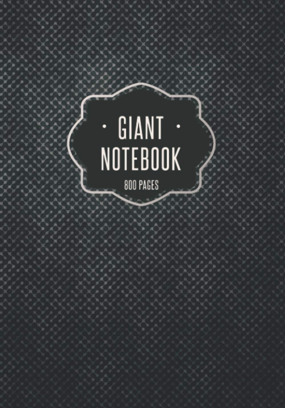 Giant Notebook: 800 Lined Pages Extra Large Notebook (7 x 10 in), Big Notebook Journal for Professionals Students, Artists