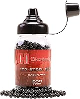 Vista 5 de Hornady Black Plated .177 Caliber Steel BB Gun BBS (1500 Count)