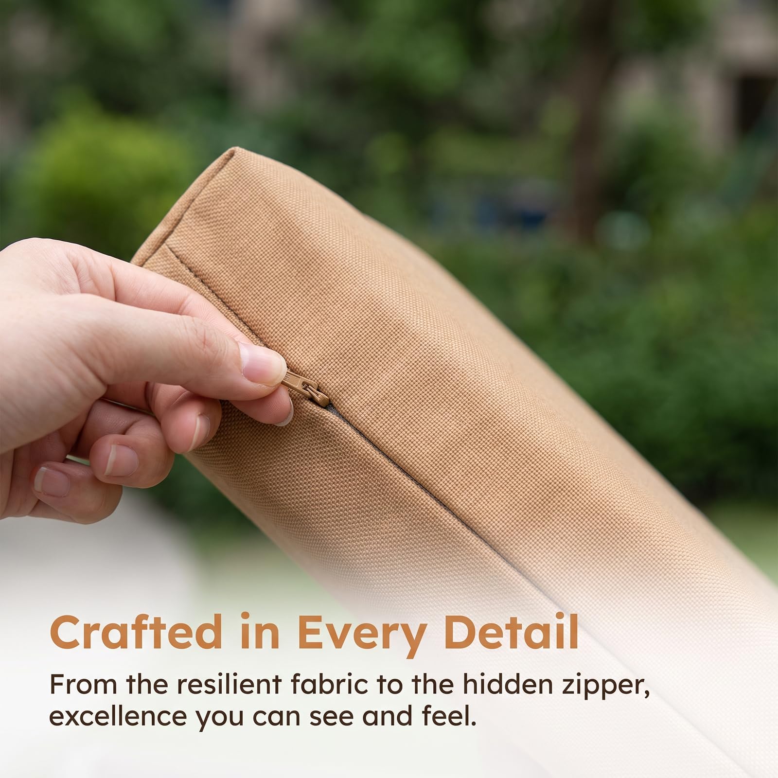 Cojín de banco impermeable de tamaño personalizado para interiores y exteriores, cómodo cojín de asiento de repuesto para jardín, patio, mecedora, tumbona, muebles de mimbre, sofá biplaza y sofá