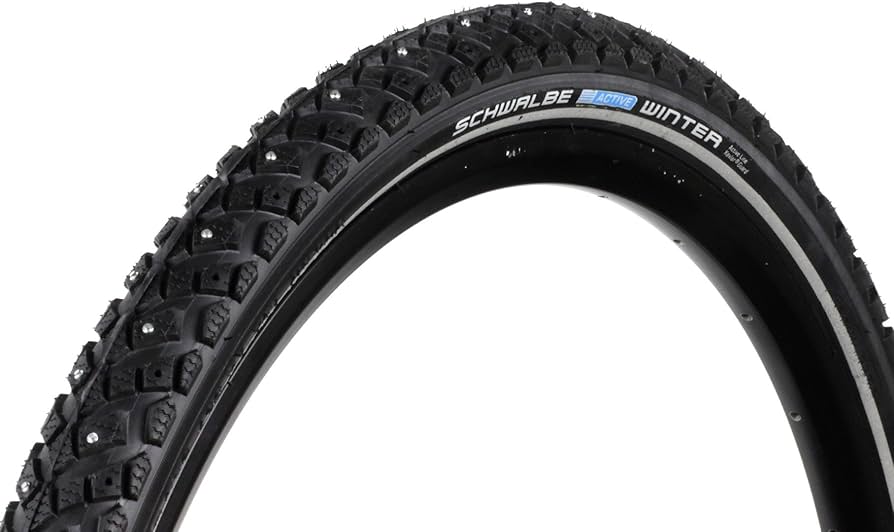 SCHWALBE WINTER PLUS 26 x 1.75 シュワルベ Schwalbe, Marathon Winter Plus, Tire, 26''x1.75, Wire