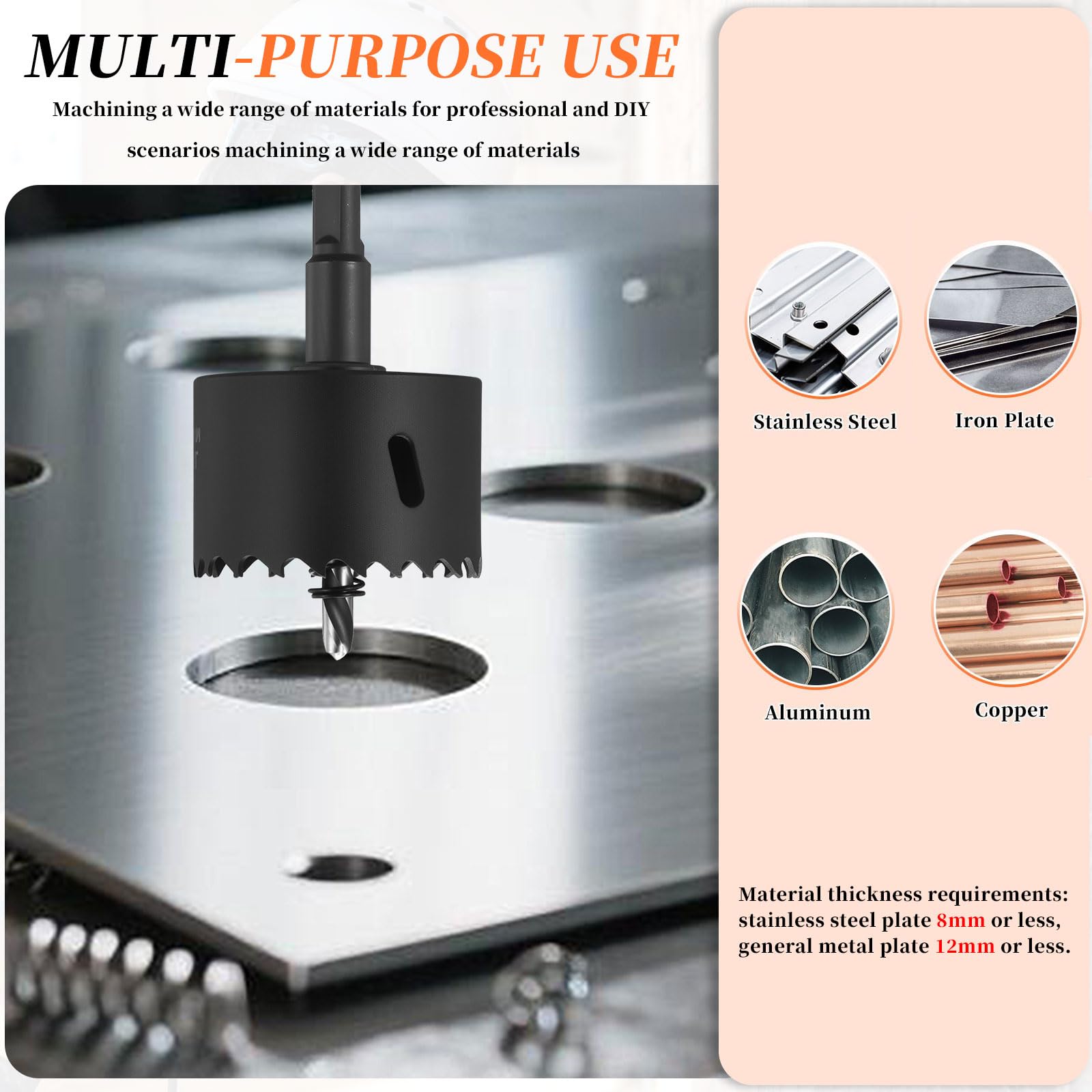 METALLIXITY Bi-Metal Hole Saw - 3-3/8" -5