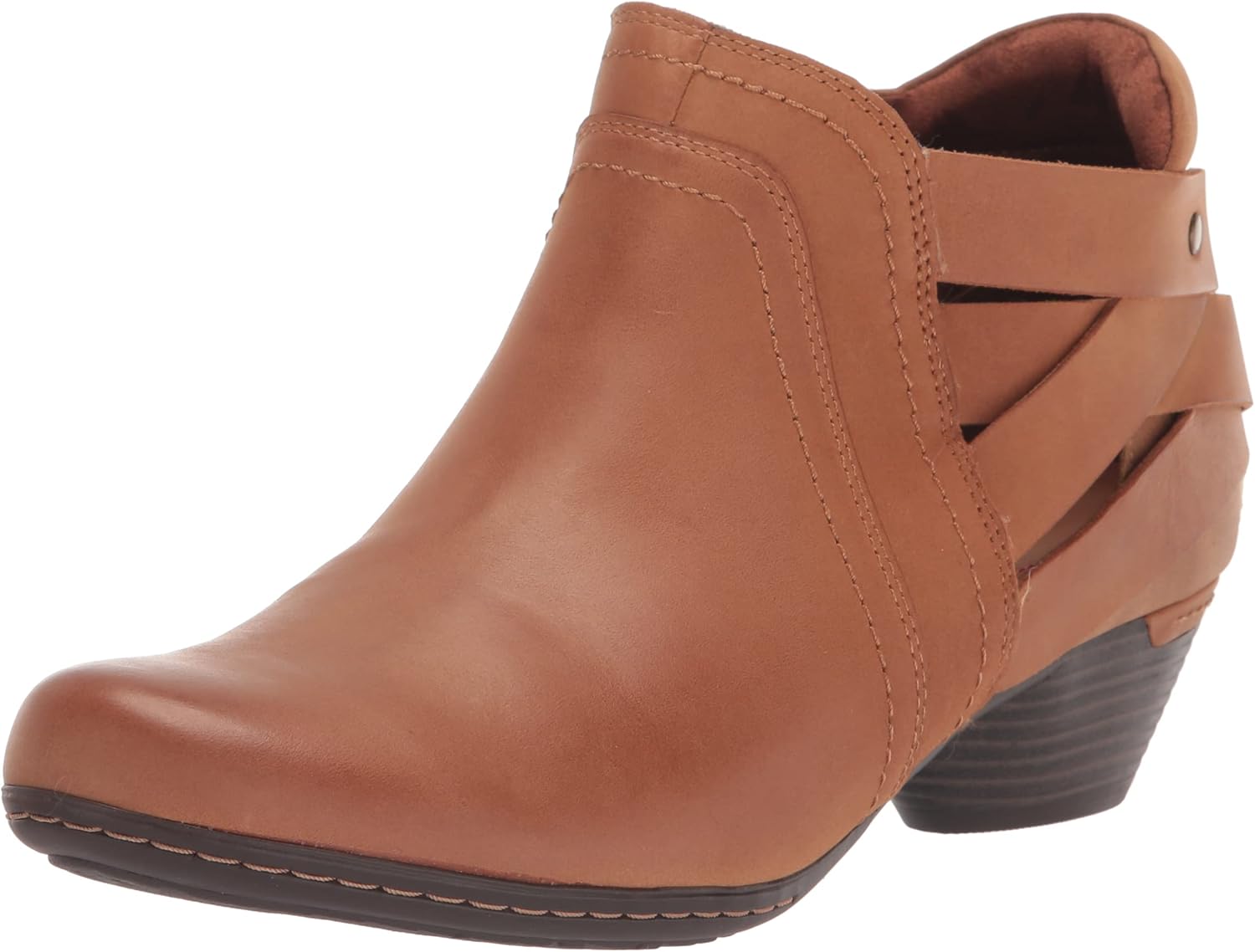 Cobb Hill Women's Laurel Woven B Pump, TAN Leather, 9 Narrow