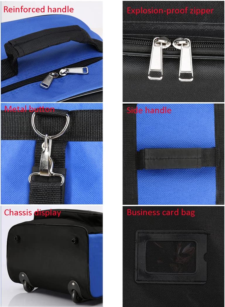 LANGWEI Golf Travel Cover for Golf Bag, Protect Travel Bag with Wheels/Handle, Dust Storage Bag Thickened Aircraft Consignment Foldable Tug