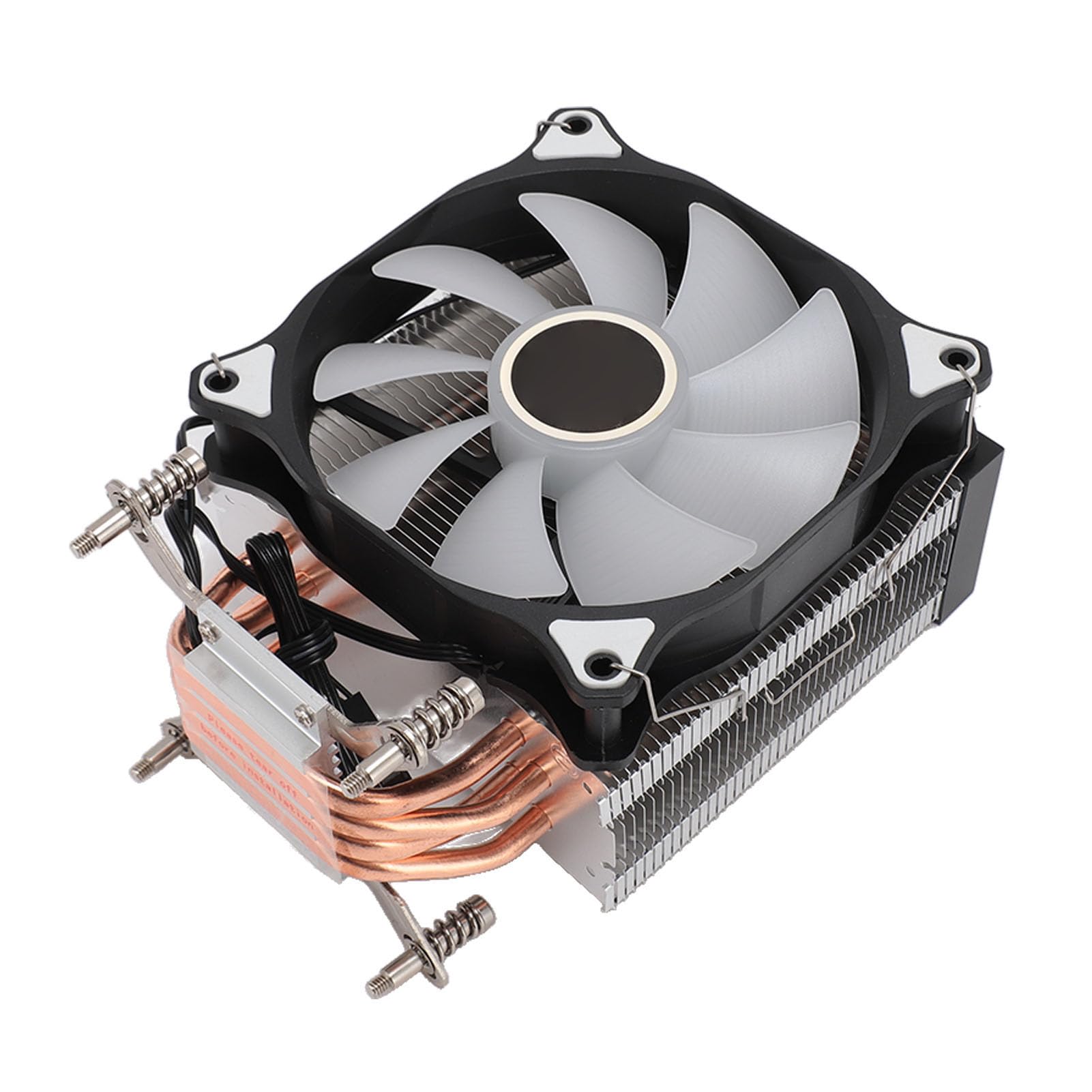 12 cm RGB-CPU-Kühler, leiser Computer-CPU-Lüfter, 3-poliger Ersatz-Lüfter für Computer