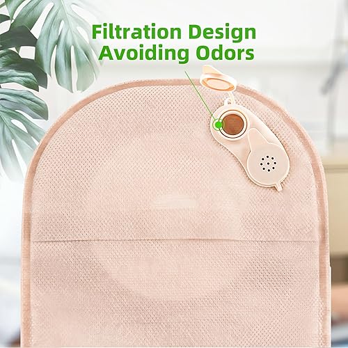 Miniatura 3 de 10 bolsas de colostomía, bolsa de ostomía de una pieza, suministros de ostomía, bolsa drenable de ostomía para el cuidado del estoma de ileostomía,
