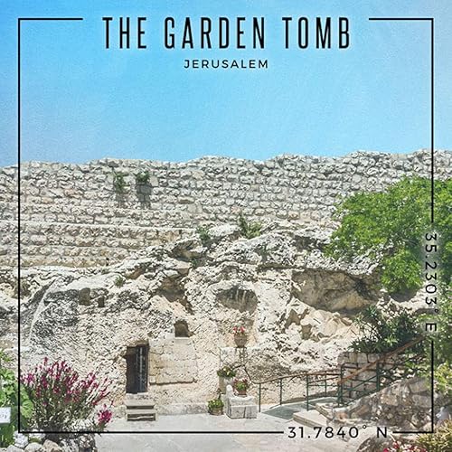 Miniatura 2 de Scrapbook Customs 30017 The Garden Tomb Jerusalem Israel Coordinates - Papel para álbum de recortes de doble cara de 12 x 12 pulgadas, 1 hoja