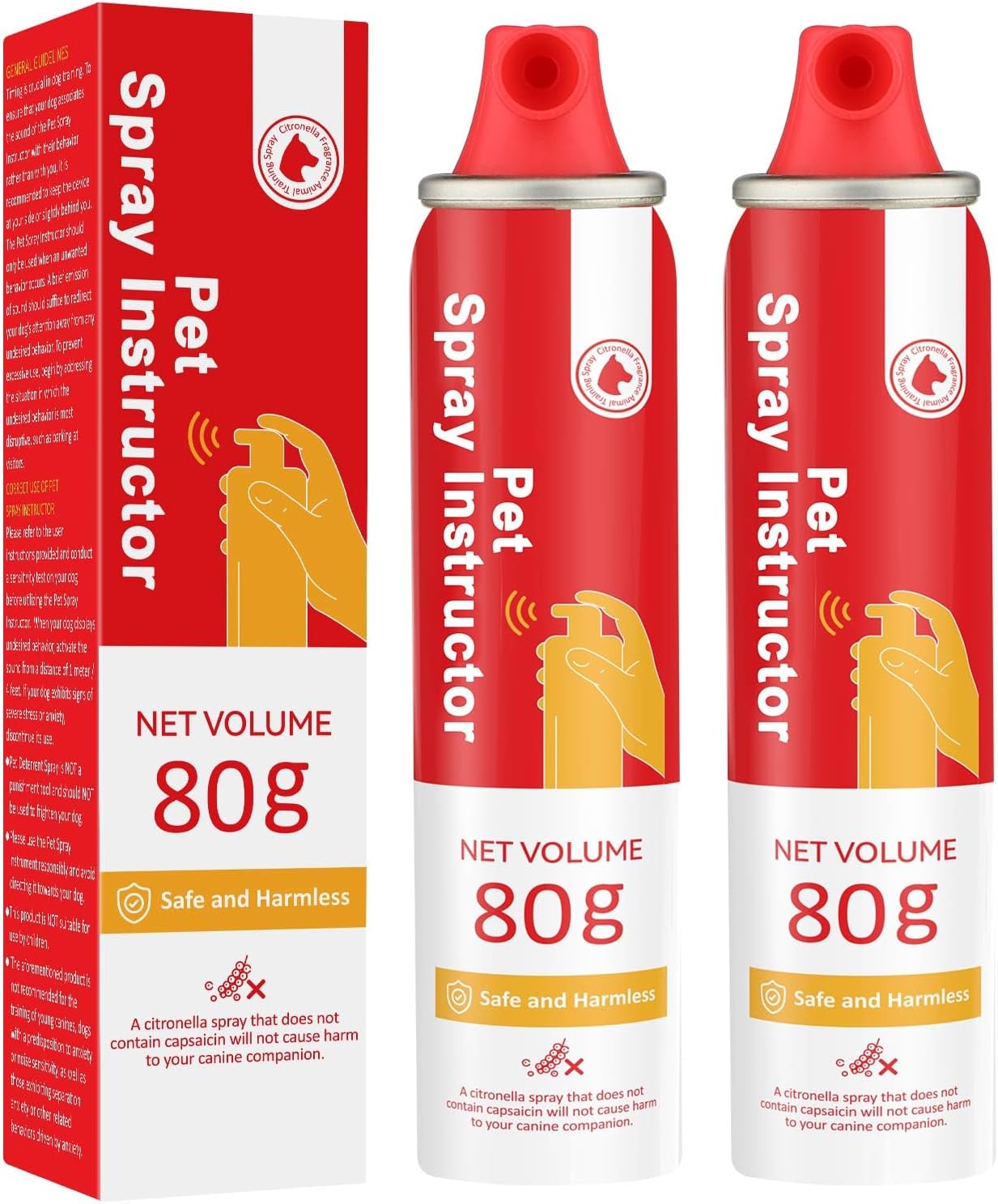 Dog Corrector Spray for Dogs, 80ml. 2 Pack Pet Corrector Dog Trainer
