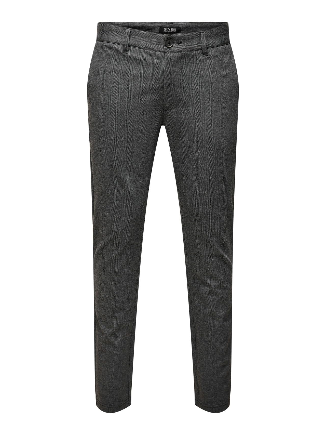 ONLY & SONS Herren Chino Hose ONSMARK 2911 - Slim Fit - Schwarz W28-W38 Stretch
