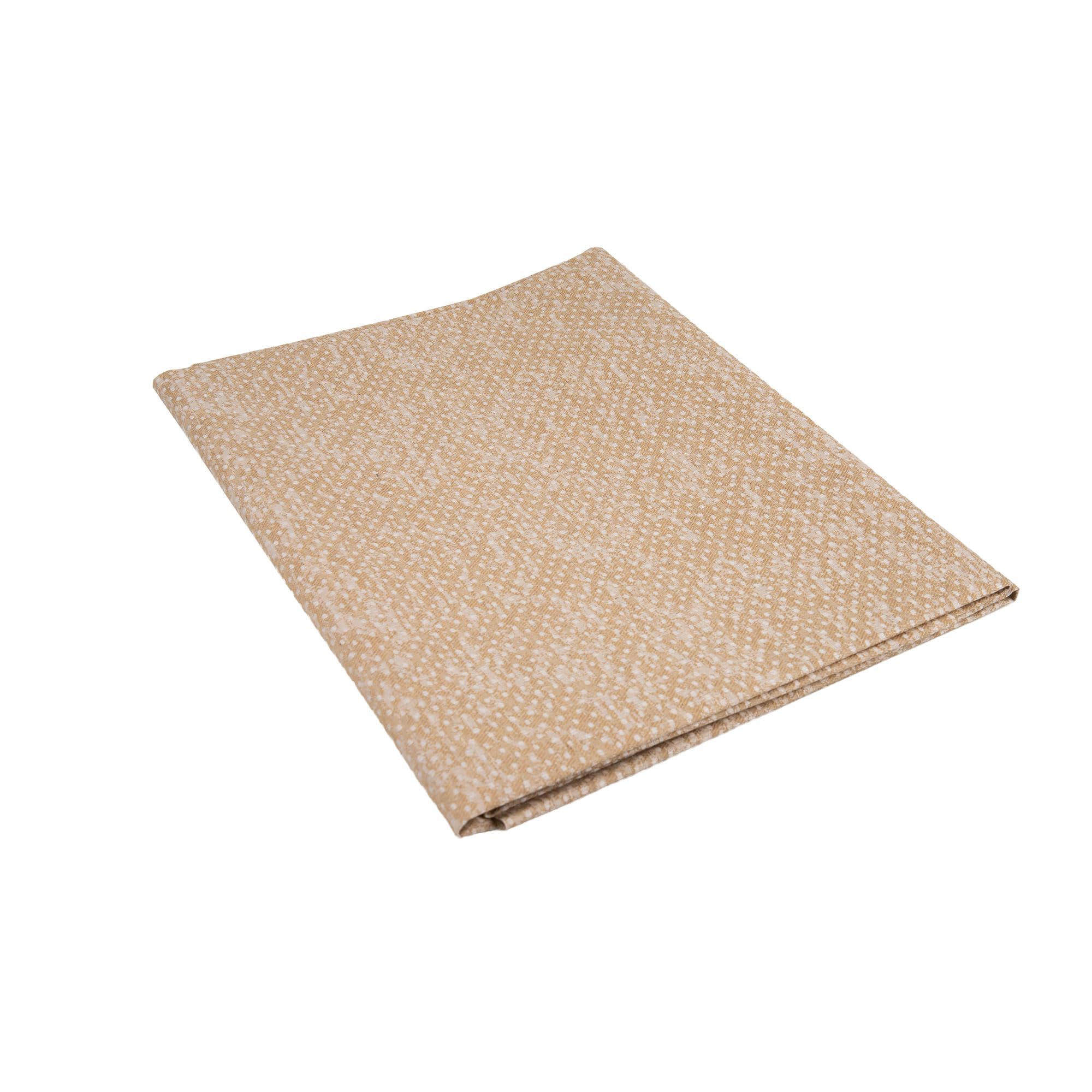 Cofan Mantel resinado Antimanchas | Diseño Moderno | Color: Beige y Blanco | Materiales: algodón y poliéster | Cinco Medidas Disponibles (1, 1,40 x 3 m)