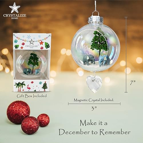 Miniatura 62 de Regalos de cumpleaños de cristal, adornos de Navidad para decoración de Navidad para mujeres, mamá, papá, abuela, abuelo, hermana y amiga de niños