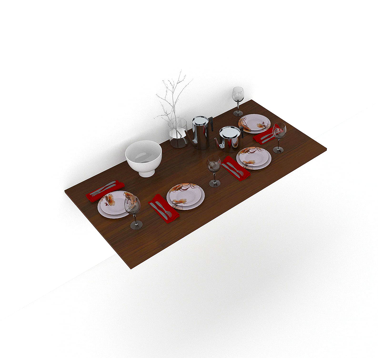 MAMTA DECORATION Wall Mounted Dining Table at ₹1,750