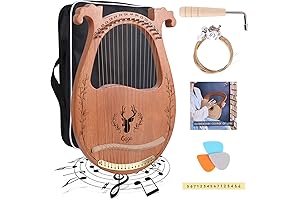 16-String Lyre Harp: A Symphony of Enchanting Melodies