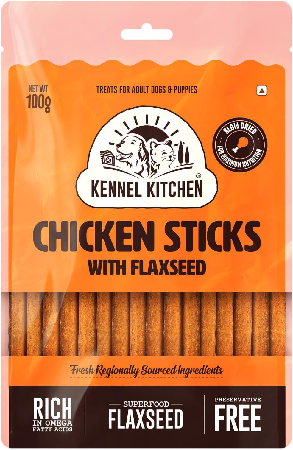 All Life Stages Soft Baked Chicken Stick Treats for Dogs, 100g (Pack of 1)