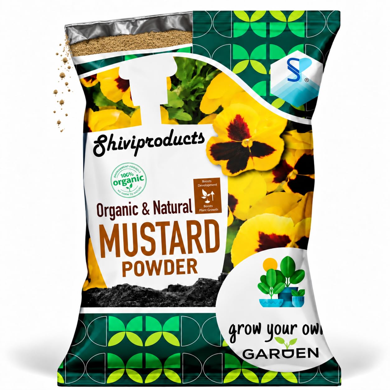Shiviproducts fertilizers for Plants Home gardening. (mustard powder (900 g))
