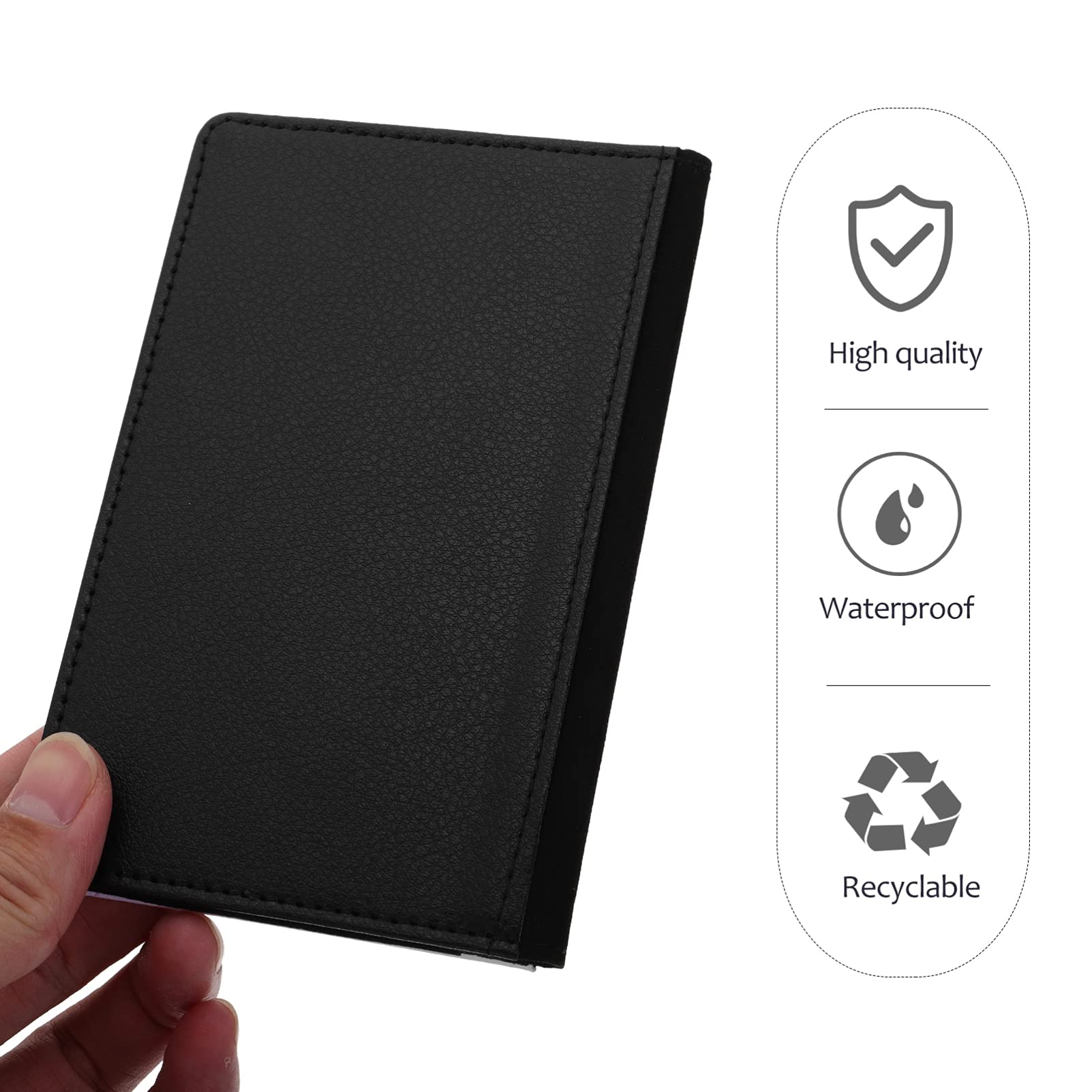 MAGICLULU 3pezzi Portadocumenti in Pelle Pu Organizer Per Viaggio Trasferimento Termico Portafoglio Portapassaporto Porta Carte