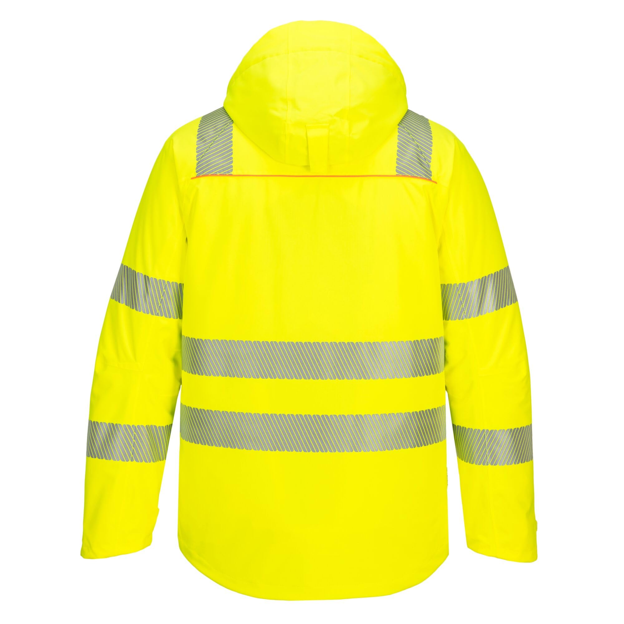 Portwest Chaqueta flúor de seguridad DX4 para invierno cuello de micro polar, mangas articuladas DX461
