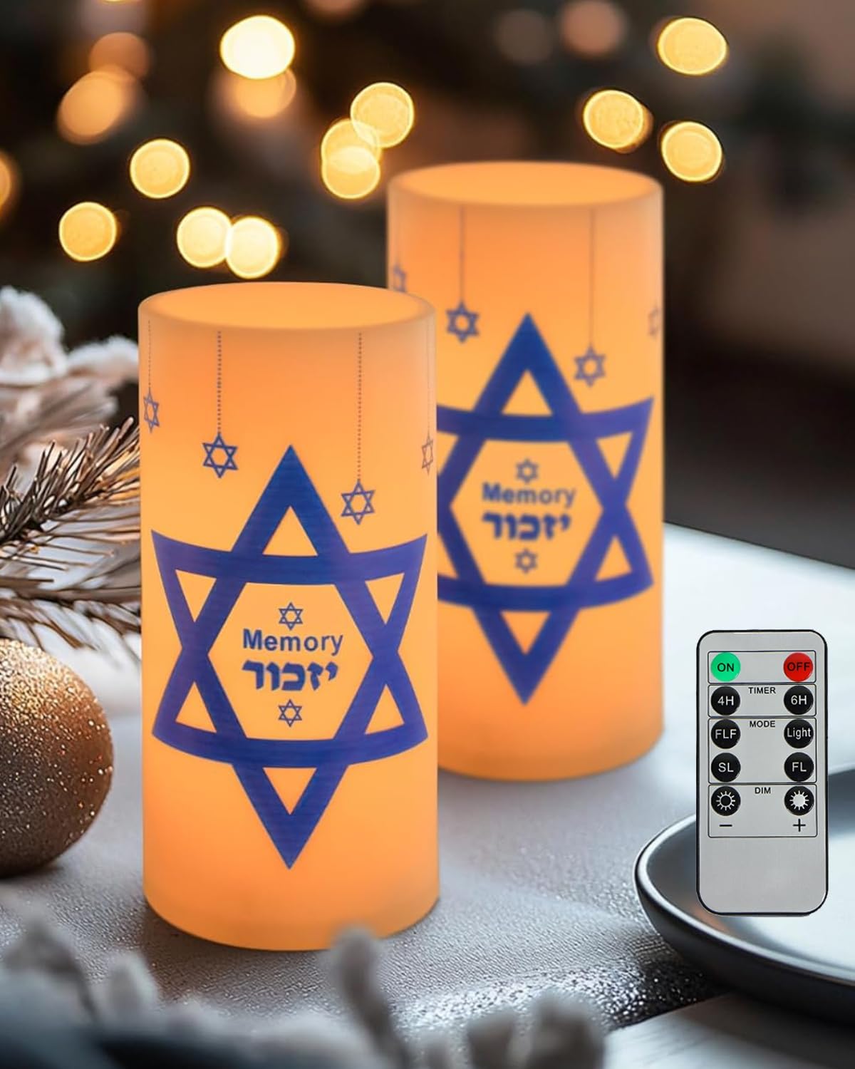 Zebra-Stripe Printed LED Candles Battery Operated Pillar Flameless Candles Bulk with Timer Remote for Animal Lover,Black and White Decor,Animal Theme Party Home Zebra Decor