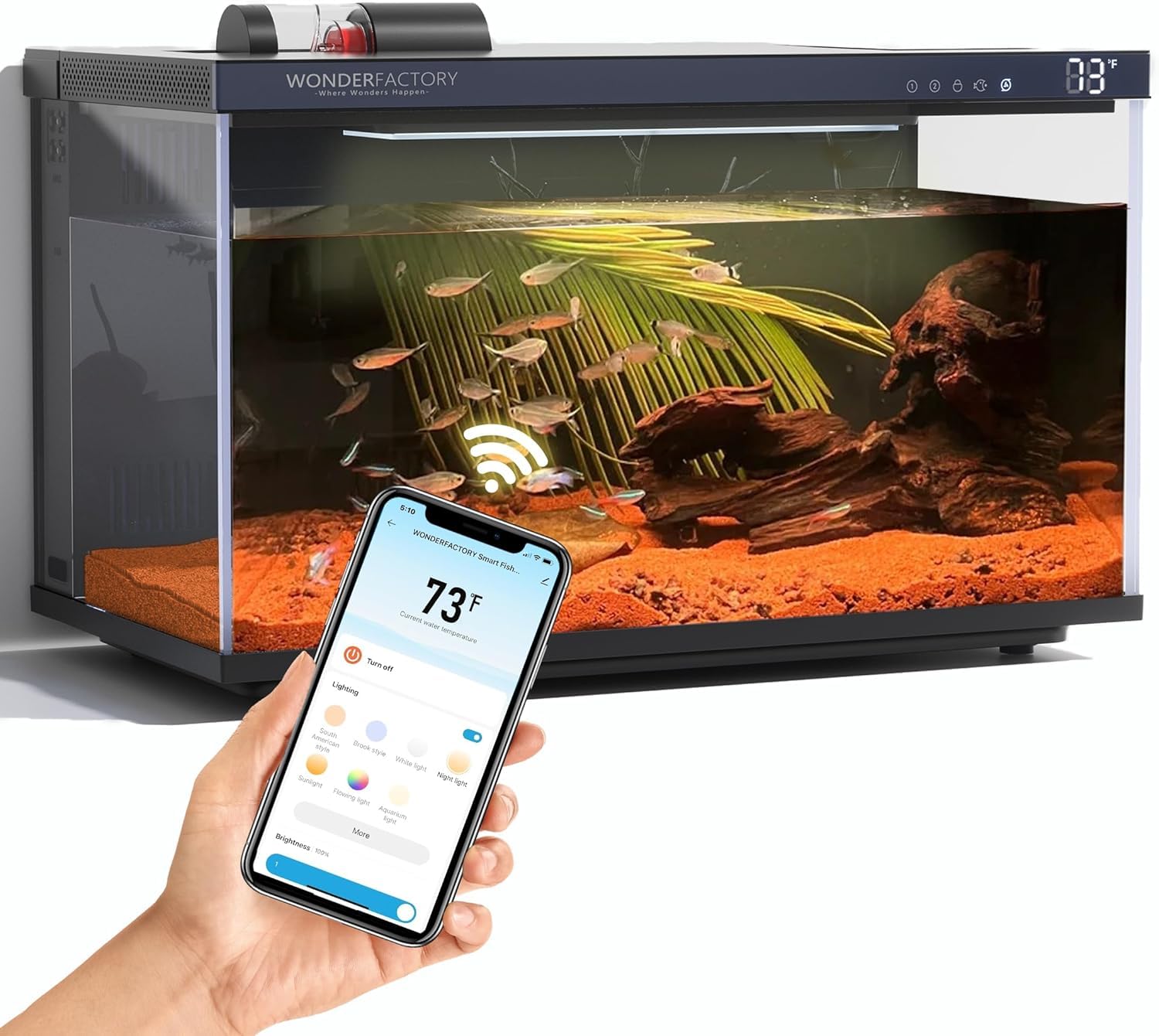Wonderfactory 5 Gallon Smart Fish Tank