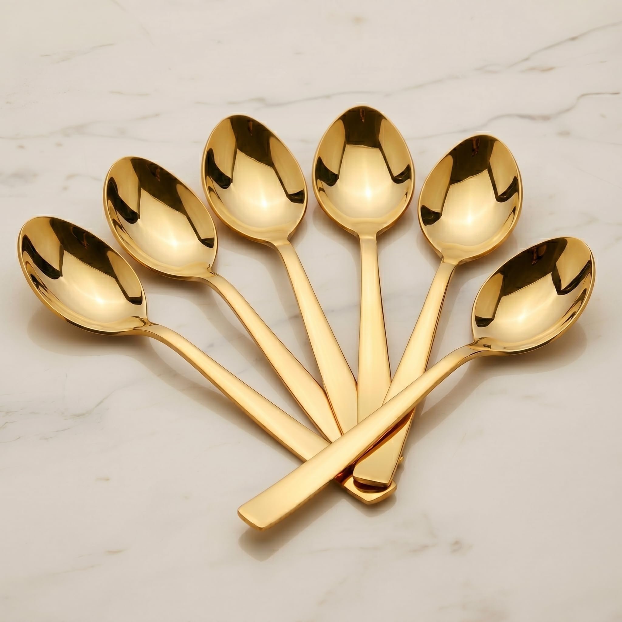 Parage Golden Spoon Set - Luxury Stainless Steel Cutlery -1