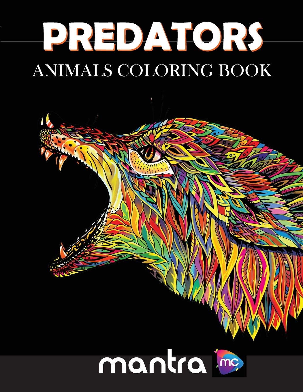 Livre coloriage animaux adultes pour se détendre en soirée après le travail