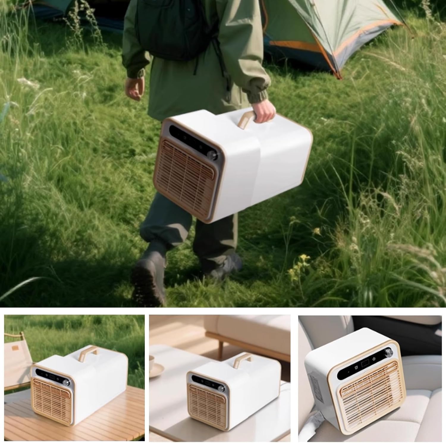 小型エアコン リモコン付き 冷房 除湿 暖房 オールシーズン キャンプ