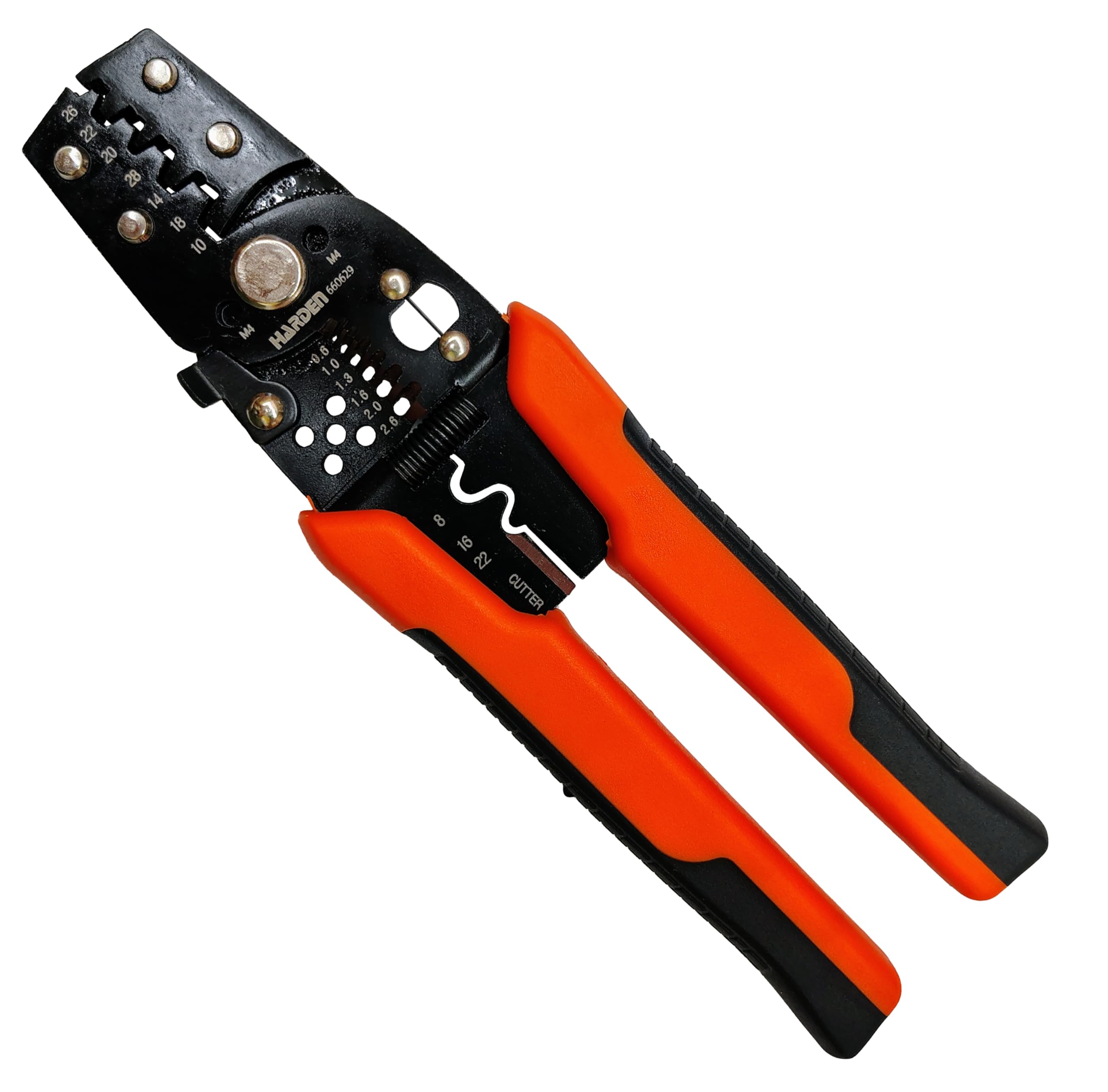 Harden 200mm Professional 0.6-2.6mm Multi-Function Crimping