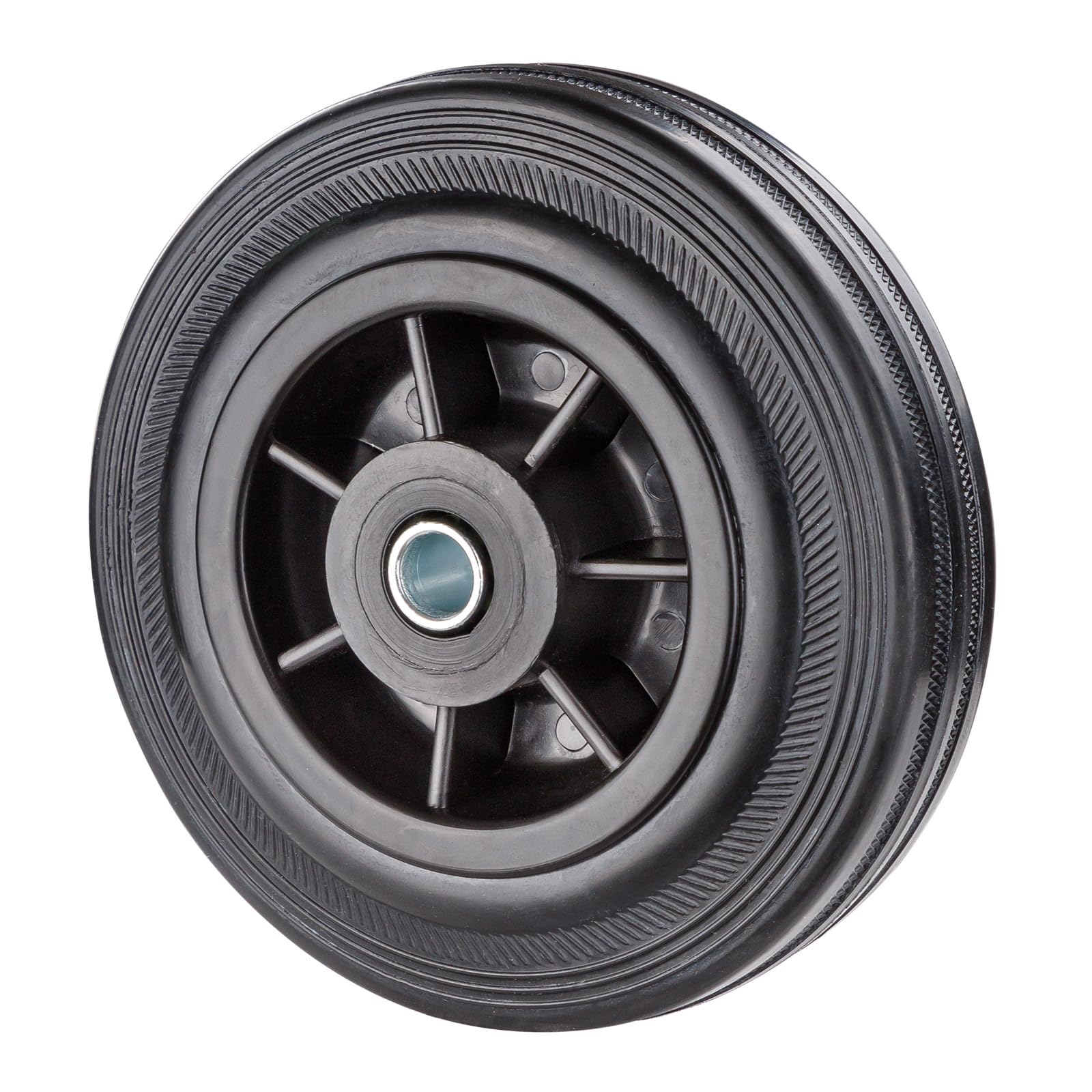 Roue en caoutchouc elastique aluminium - 350 kg - Guitel