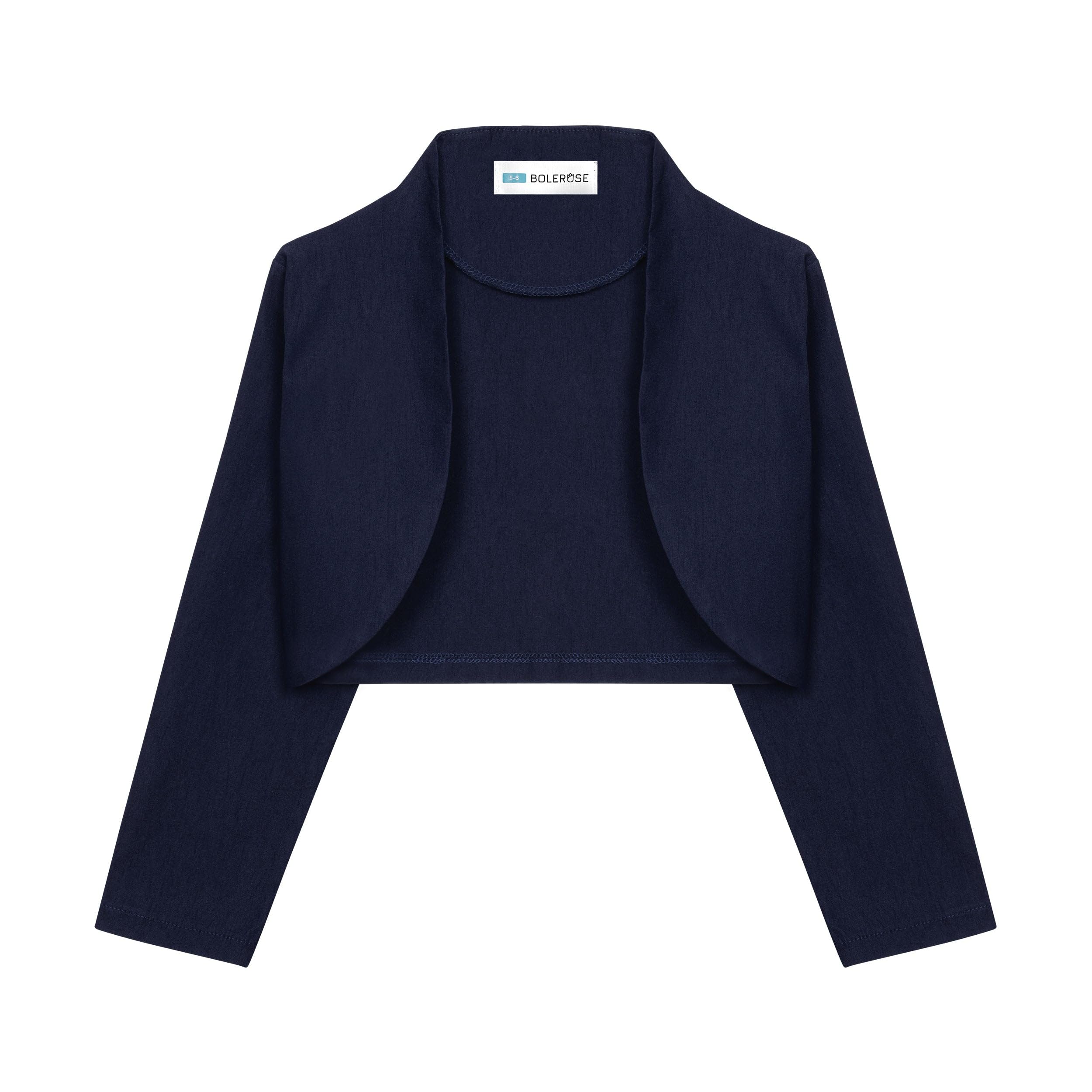 BOLEROSE Girls Tailored 3/4 Sleeve Bolero