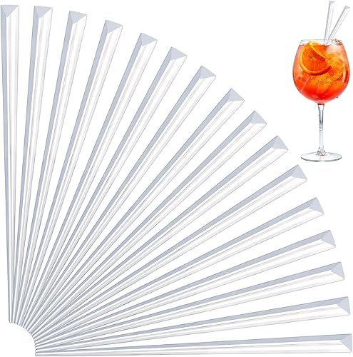 5000 púas de prisma de 3.54 pulgadas de plástico triangular transparente para cóctel