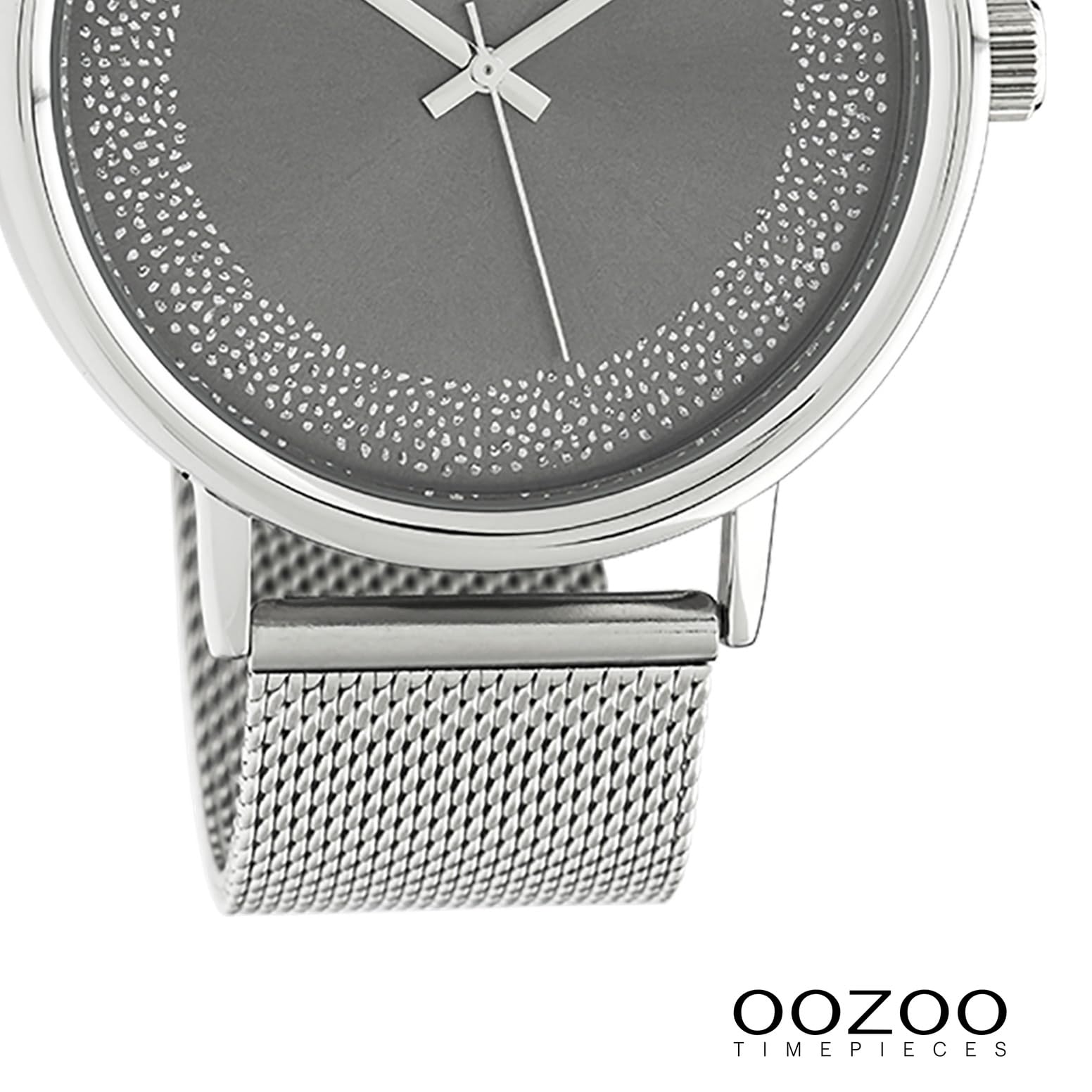 Oozoo Damen Armbanduhr Timepieces Analog Metall Silber UOC10625 Analoguhr