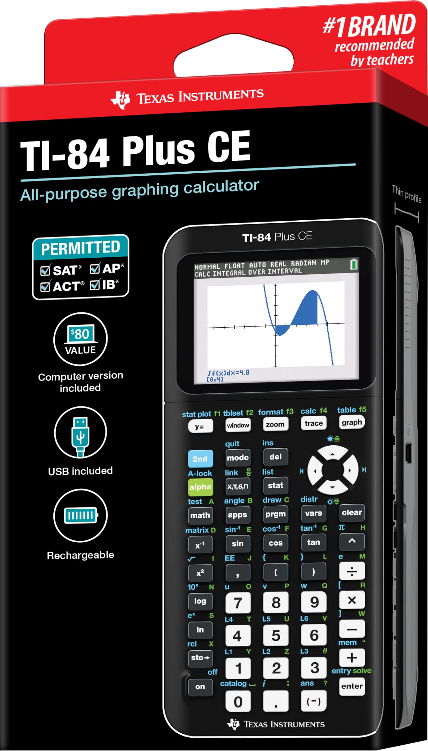 Amazon.com : Texas Instruments TI-84 Plus CE Color Graphing