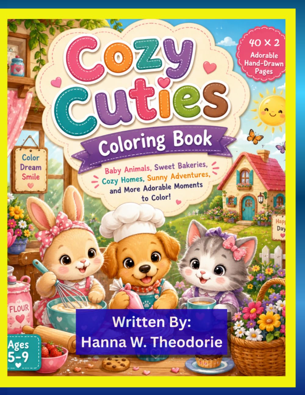 Cozy Cuties Coloring Book: Adorable Moments to Color