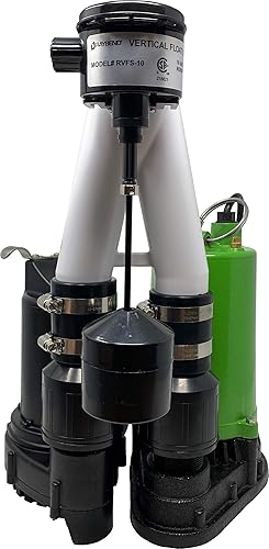 Miniatura 4 de PumpSpy PS2000C SmartPump combinación premontada con conexión Wi-Fi, bomba de sumidero primaria de 12 HP y bomba de sumidero de reserva de batería