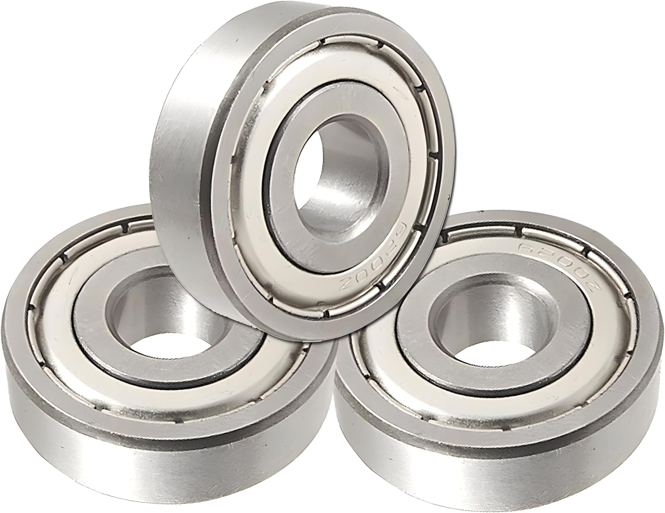 6200Z 10mm x 30mm x 9mm Deep Groove Sealed Ball Bearing 3 PCS