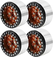 Vista 8 de ShareGoo - Juego de 4 cubos de aleación de aluminio de 1.9 pulgadas, compatibles con Traxxas TRX4 Axial SCX10 RCAWD D90 D110 Tamiya CC01 1/10 RC