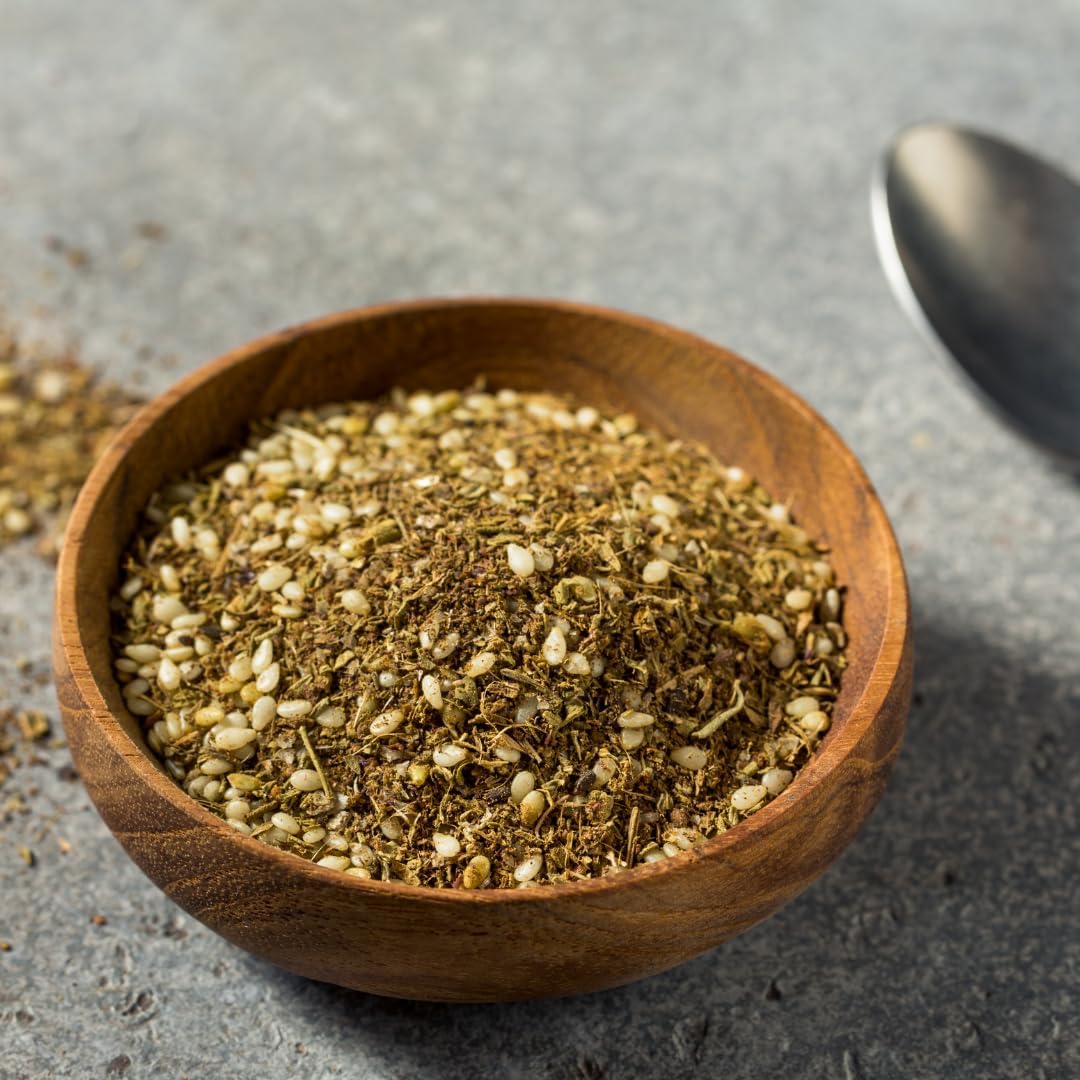 GranAroma Za'atar Seasoning, Middle Eastern Cuisine, Flavorful Spice Blend (1 Pound)