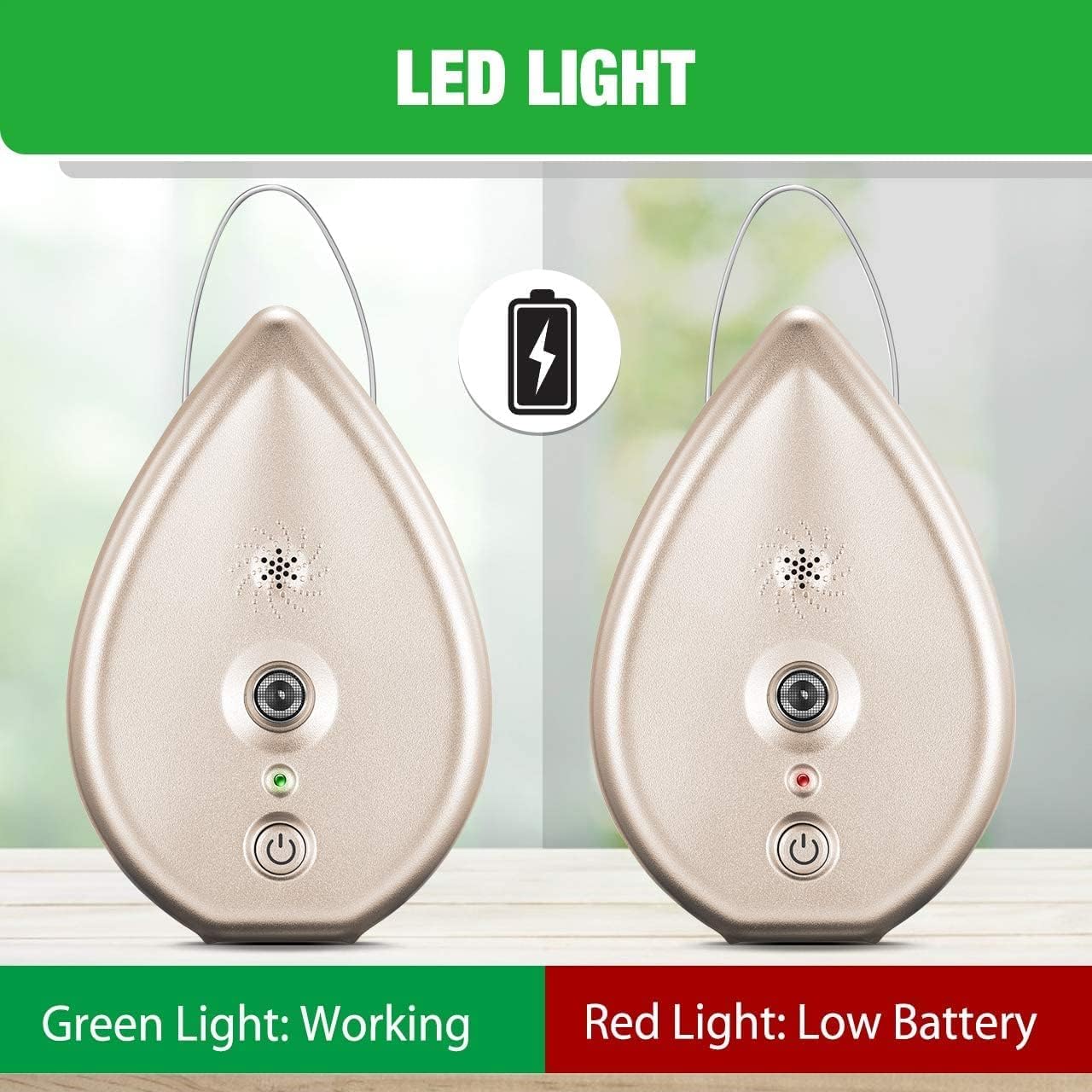 MODUS Bark Box Anti Barking Device for Dogs, Ultrasonic Barking Deterrent with 3 Training Modes/Bark Collar Alternative/Automatically Electronic Dog Whistle Neighbors Dog Silencer(Gold)