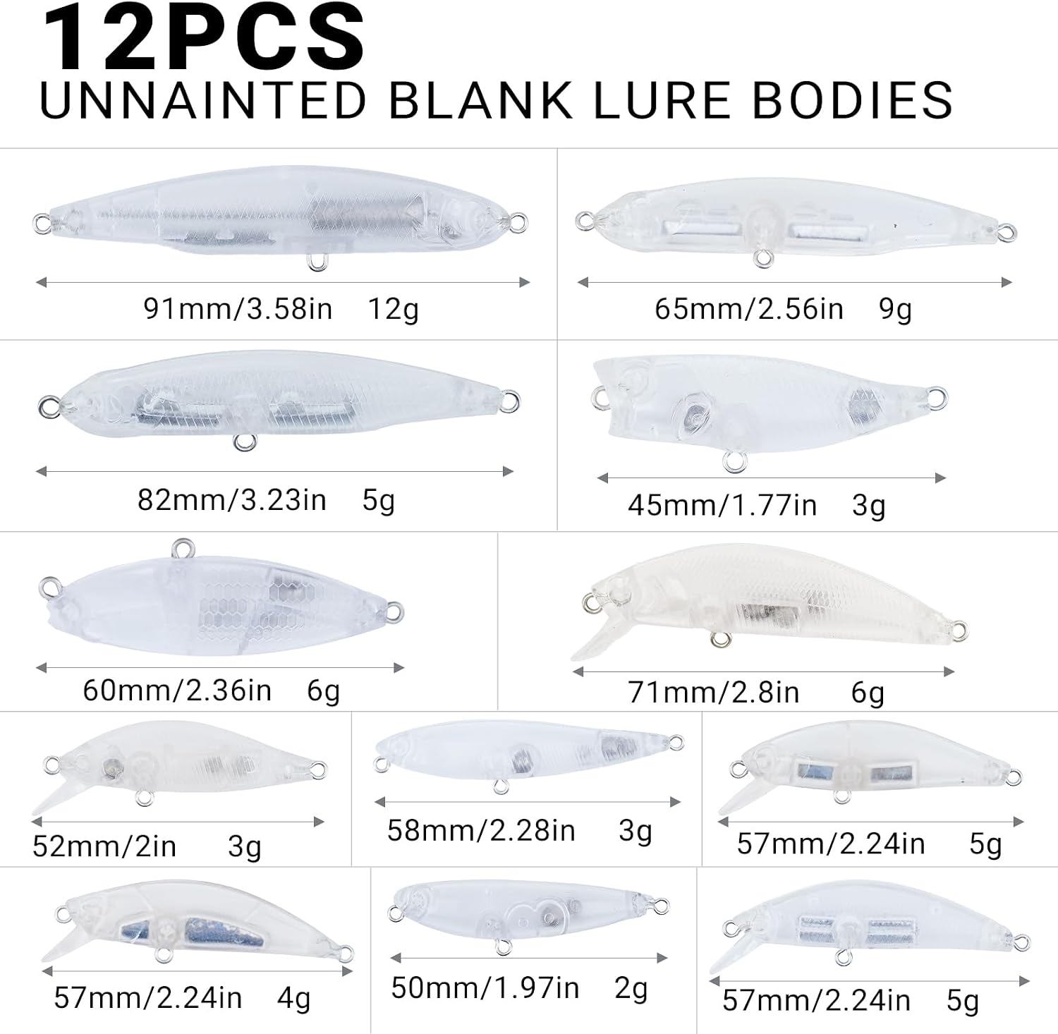 357pcs DIY Fishing Lure Making Kit image 2