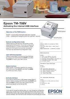 Amazon.co.jp: Epson C31CA85656 TM-T88V サーマルレシート