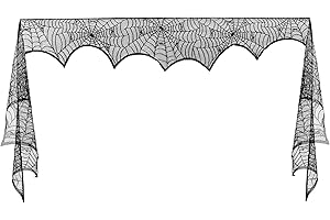 Amaxiu Halloween Fireplace Mantle Scarf: A Spooky and Festive Mantle Decoration