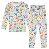 ALAZA Colorful Stars Seamless Pattren Pajamas Set Snug-fit Long Sleeve Sleepwear&comma;18 M