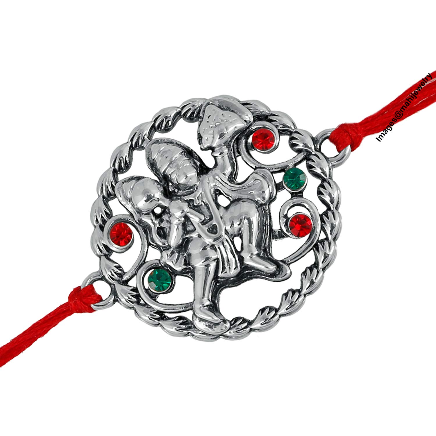 Mahi Multi Strand Bracelet for Men (Red and Green) (RA1100616R), Adjustable (B07TVTCR36) Amazon Price History, Amazon Price Tracker
