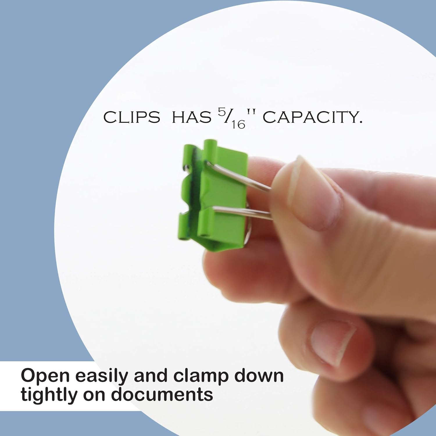 BAZIC Products Binder Clips Small 3/4" 20 Count