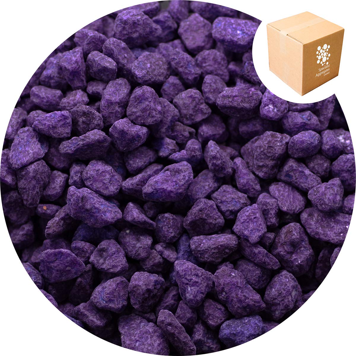 Specialist Aggregates ® - Calico Marble - Royal Purple - 15kg