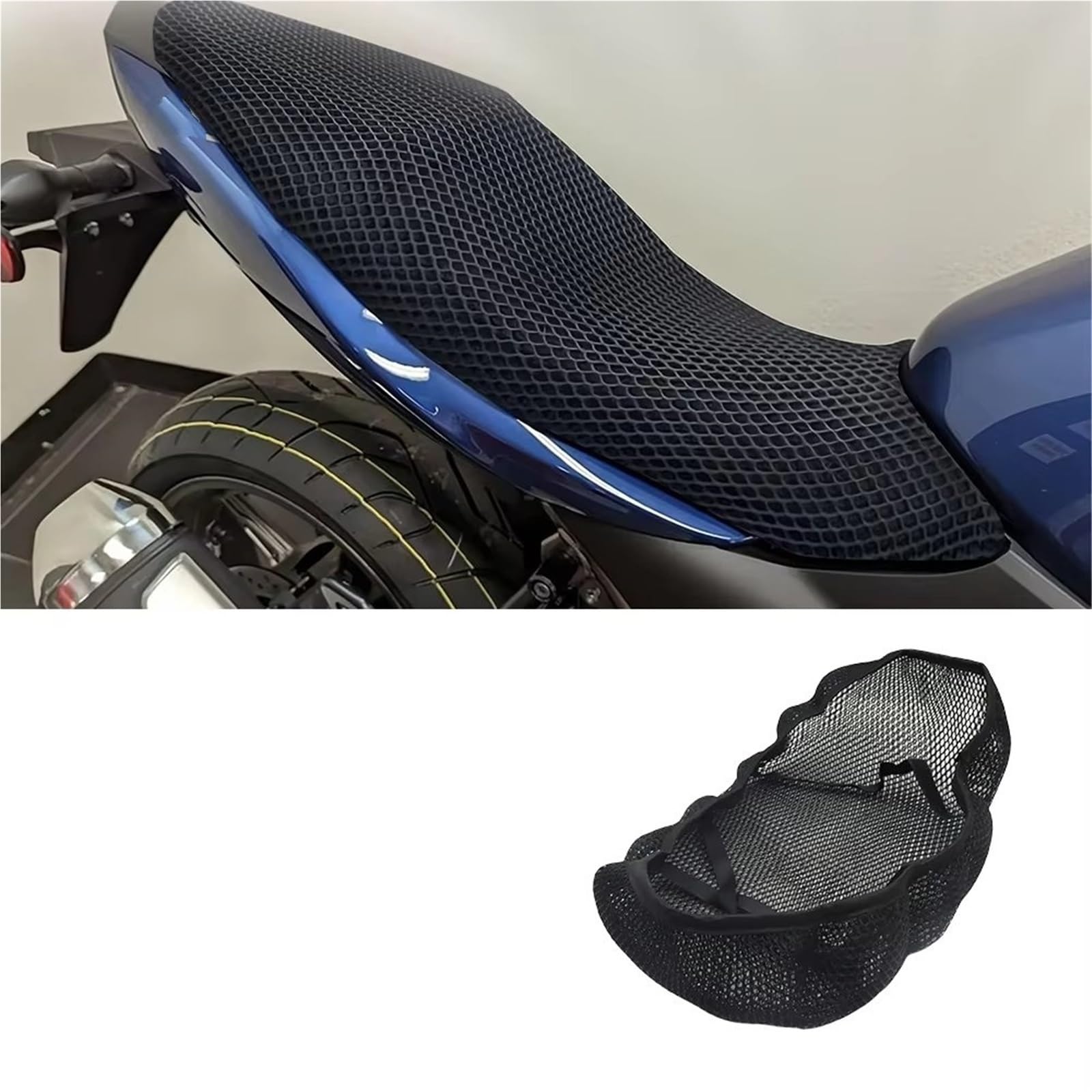 Moto Copri Sedili Per Suzuki SV650 SV 650 2019 2020 2021 2022 2023 Copertura di Sede Del Motociclo Traspirante Protezione Isolante Termico Cuscino